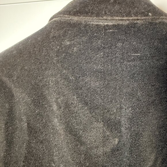 Giorgio Armani Le Collezioni Black Blazer Sportscoat 100% Cotton Size 46 - Picture 4 of 9